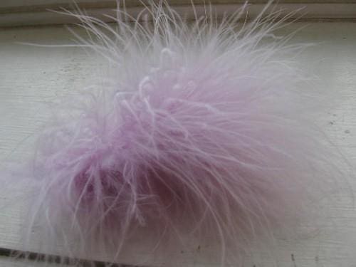 Boa Dog Hair Clip - Lilac