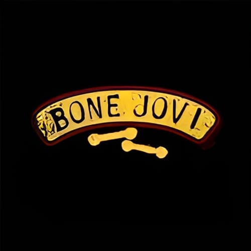 Bone Jovi Dog Bandana