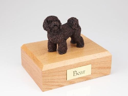 Bronze Dog Urn - Bichon Frise