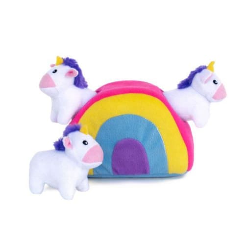 Burrow Unicorns in Rainbow Dog Toy
