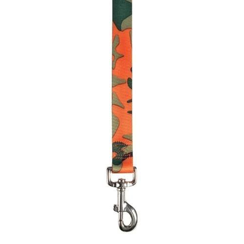 Camo Dog Lead - Orange