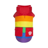 Thumbnail for Canada Pooch Torrential Dog Coat - Rainbow