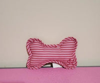 Thumbnail for Candy Stripe Squeaky Bone Dog Toy