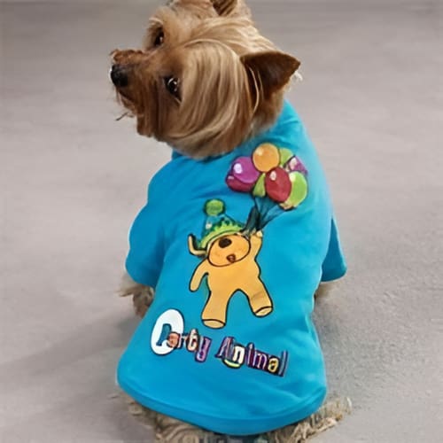 Casual Canine Party Animal Dog Shirt