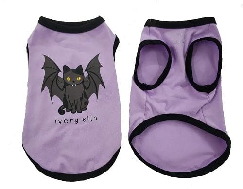 Halloween Pet Shirt - Cat Bat
