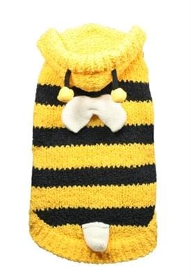 Chenille Bumble Bee Dog Sweater