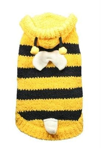 Thumbnail for Chenille Bumble Bee Dog Sweater