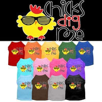 Thumbnail for Chicks Dig Me Dog Shirt