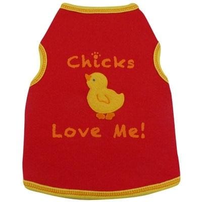 Chicks Love Me Dog Shirt