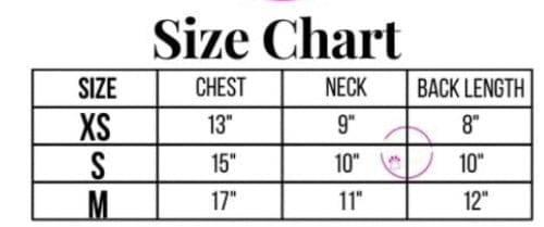 Pink Pet Pajamas with Hearts and Paw Prints