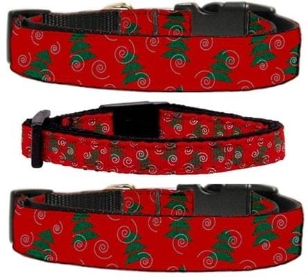 Christmas Trees Nylon Ribbon Collar