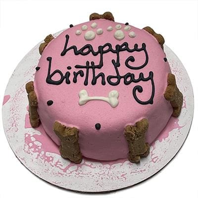 Classic Dog Cake - Pink