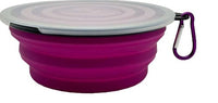 Thumbnail for Collapsible Pet Bowl with Lid