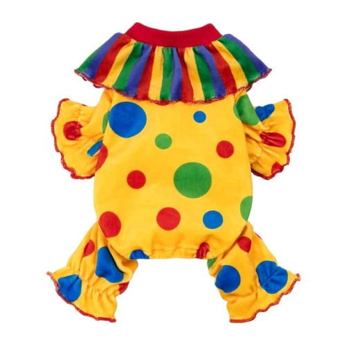 Colorful Dots Dog Clown Costume