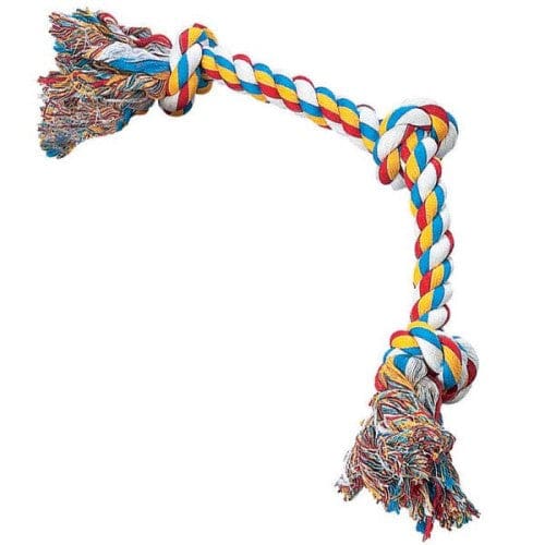 Colorful Rope Bone Dog Toy