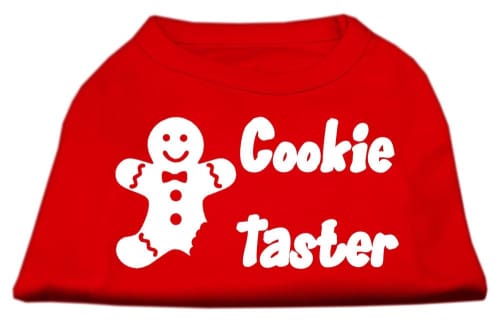 Cookie Taster Screen Print Dog Shirt