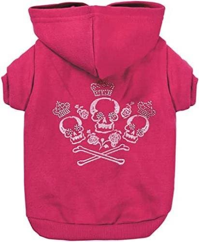 Crowned Crossbone Dog Hoodie