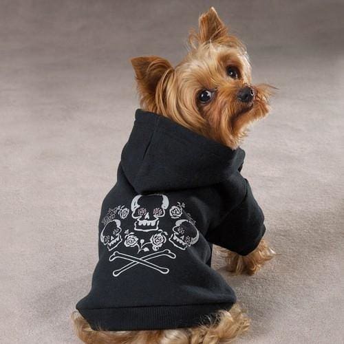 Crowned Crossbone Dog Hoodie