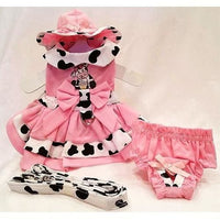 Thumbnail for Cupcake Cowgirl Harness dress set