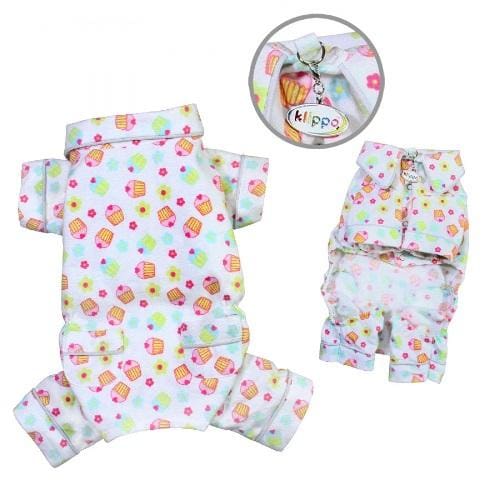 Cupcakes Fanatics Flannel Pet PJ