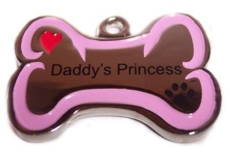 Daddys Princess Dog Collar Charm