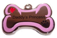 Thumbnail for Daddys Princess Dog Collar Charm