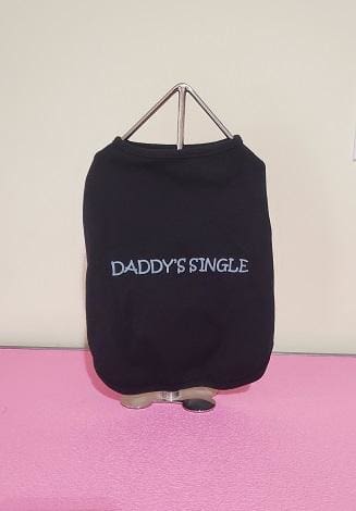 Daddy’s Single Dog Shirt - Black