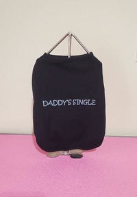 Thumbnail for Daddy’s Single Dog Shirt - Black