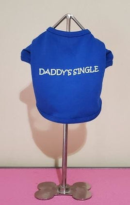 Daddy’s Single Dog Shirt - Blue