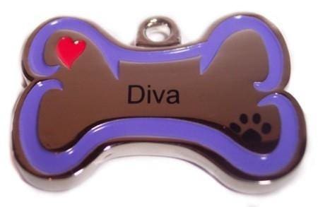 Diva Dog Collar Charm
