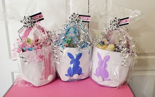 Dog Easter Basket - Bunny Design