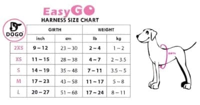 EasyGO Multi Ruffle Dog Harness