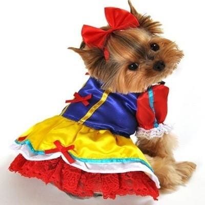 princess dog dress Dog Princess Dress, Dog Tutu Skirt Wedding Dress Summer Peach Blossom Petal Embroidery Tulle Ruffle Dresses Birthday Party Costume for Small Dog Girl