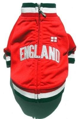England Soccer Dog Jacket