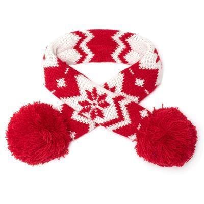 Fairisle Snowflake Dog Scarf