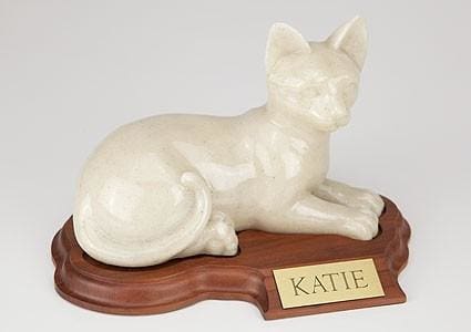 Faithful Feline Urn