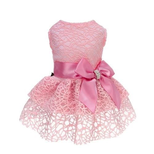 Fancy Tulle Pink Dog Dress