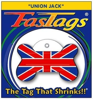 Fastags Union Jack Dog ID Tag
