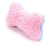 Thumbnail for Fleece Wooly Bone Puppy Toy