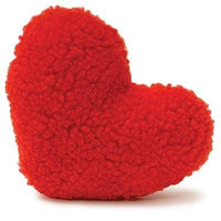 Thumbnail for Fleece Red Heart Dog Toy