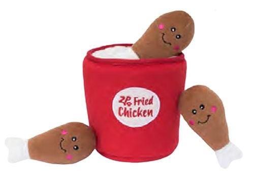 Food Buddies Bucket of Chicken Dog Toy