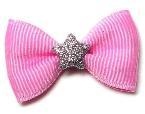 Foxy Little Star Dog Bow Barrette