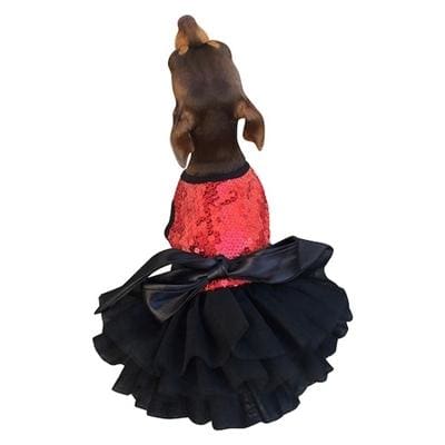 Fufu Tutu Dog Dress - Vixen Red