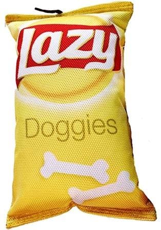 Fun Food Chips Dog Toy - Lazy