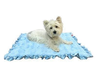 Thumbnail for Furbaby Ruffled Dog Blanket - Blue Bella