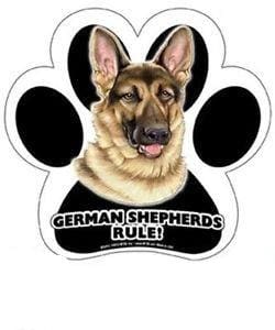 German Shepherds Rule Car Magnet
