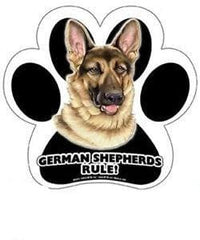 Thumbnail for German Shepherds Rule Car Magnet