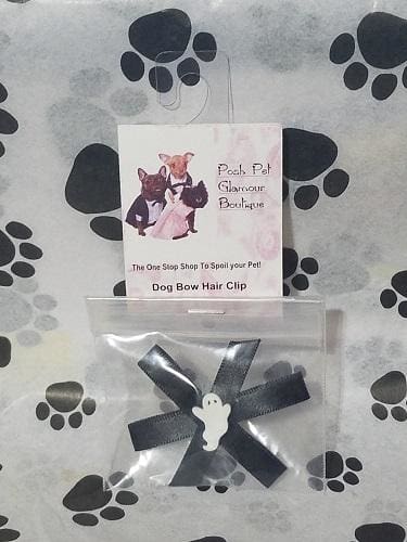 Ghost Dog Hair Barrette