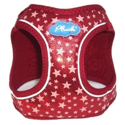 Glitter Glow Dog Harness - Red