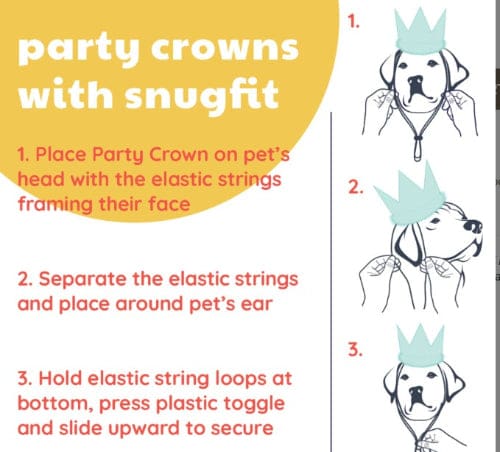 Glitter Party Crown - Gold